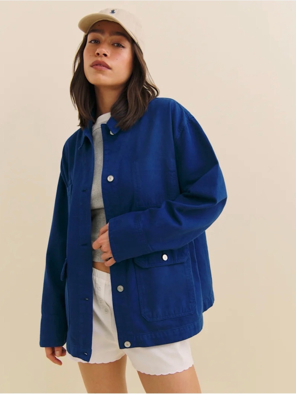 Reformation Callum Denim Chore Jacket